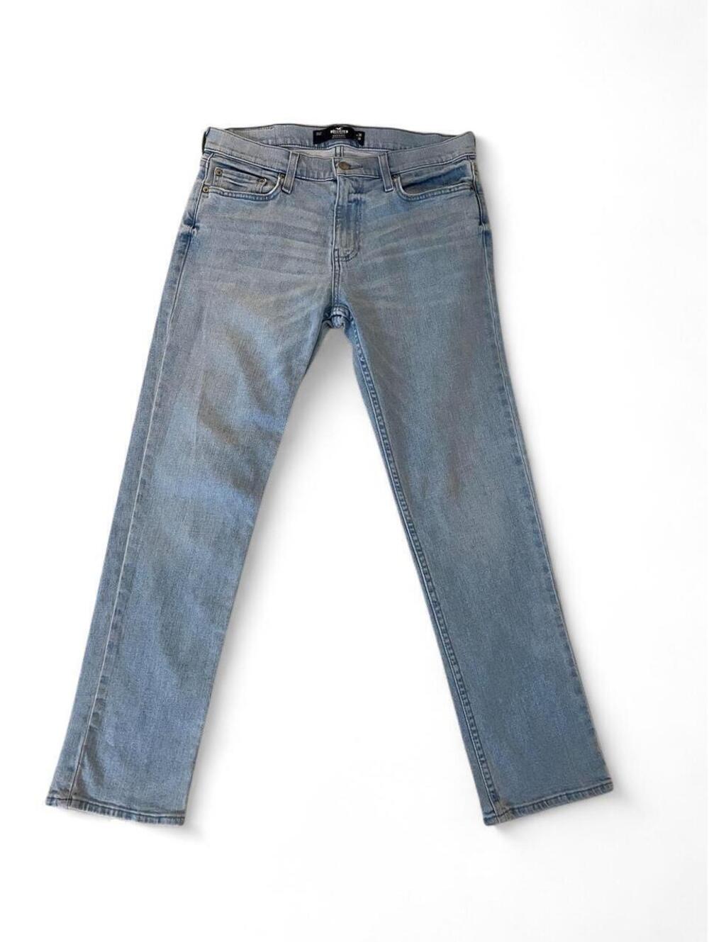 Hollister Co. slim straight blue jeans size 32x29